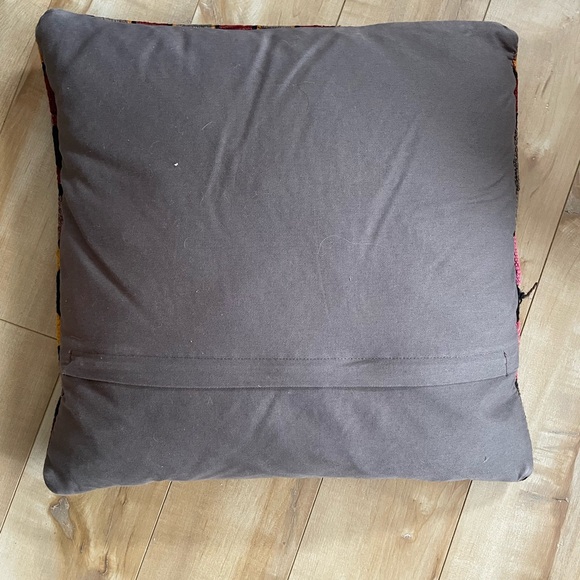 Geometric Patterned Wool Pillow Case - Picture 2 of 2